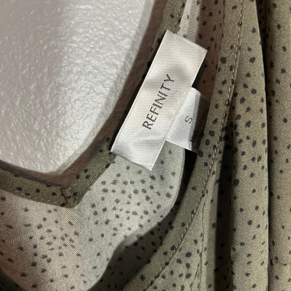 Refinity Brown Polka Dot Jumpsuit Drawstring Waist Casual Comfy Plus Size - Picture 3 of 7